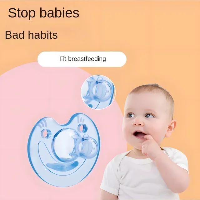 1/2/3pcsDay and Night Baby Silicone Pacifier Without Bisphenol A Nipple, Breastfeeding Design, No Crying, Perfect Newborn Gift
