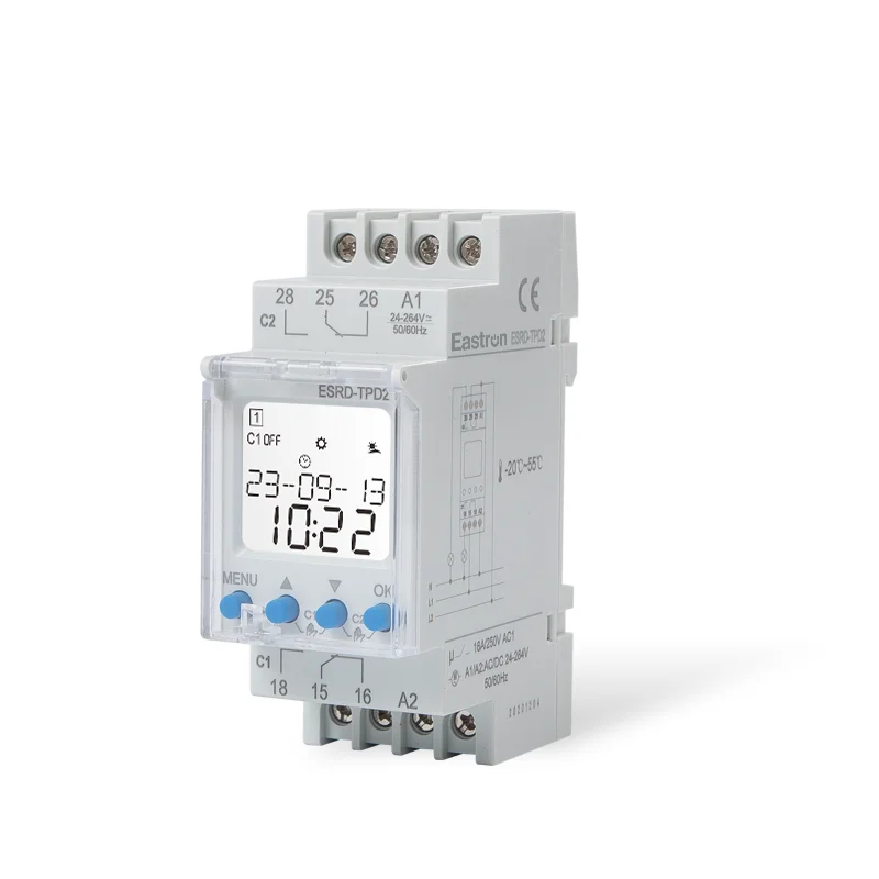 Double Channel Digital Weekly Time Switch ESRD-TPD2