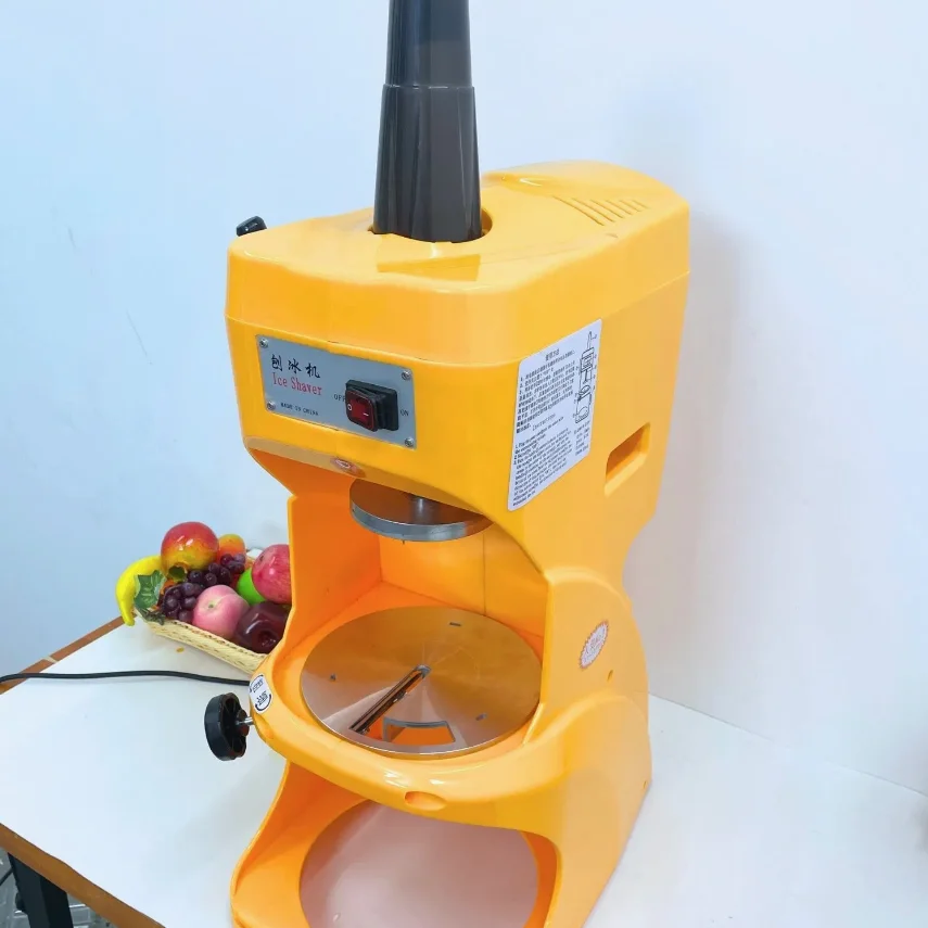 

Небольшой автоматический Тайвань Mian Mian Snow Flake Ice Shaver Block Бритвенный станок для десертного магазина
