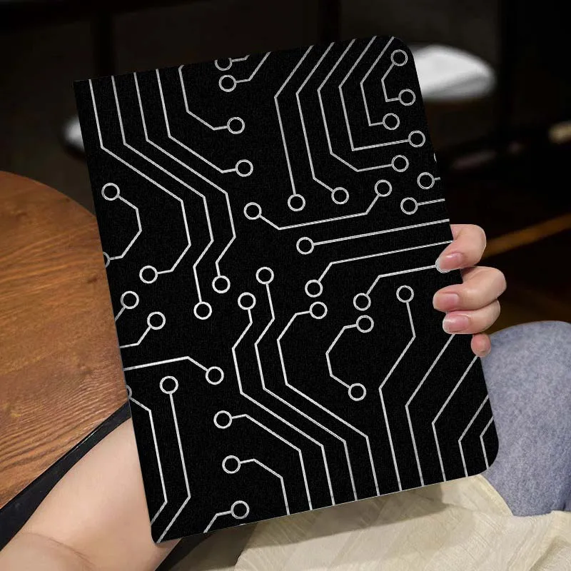 Circuit Board Pattern For Lenovo Xiaoxin Tab Pad K10 K11 Y700 P11 3rd GT Pro Plus Gen Tablet Case Gift Cover