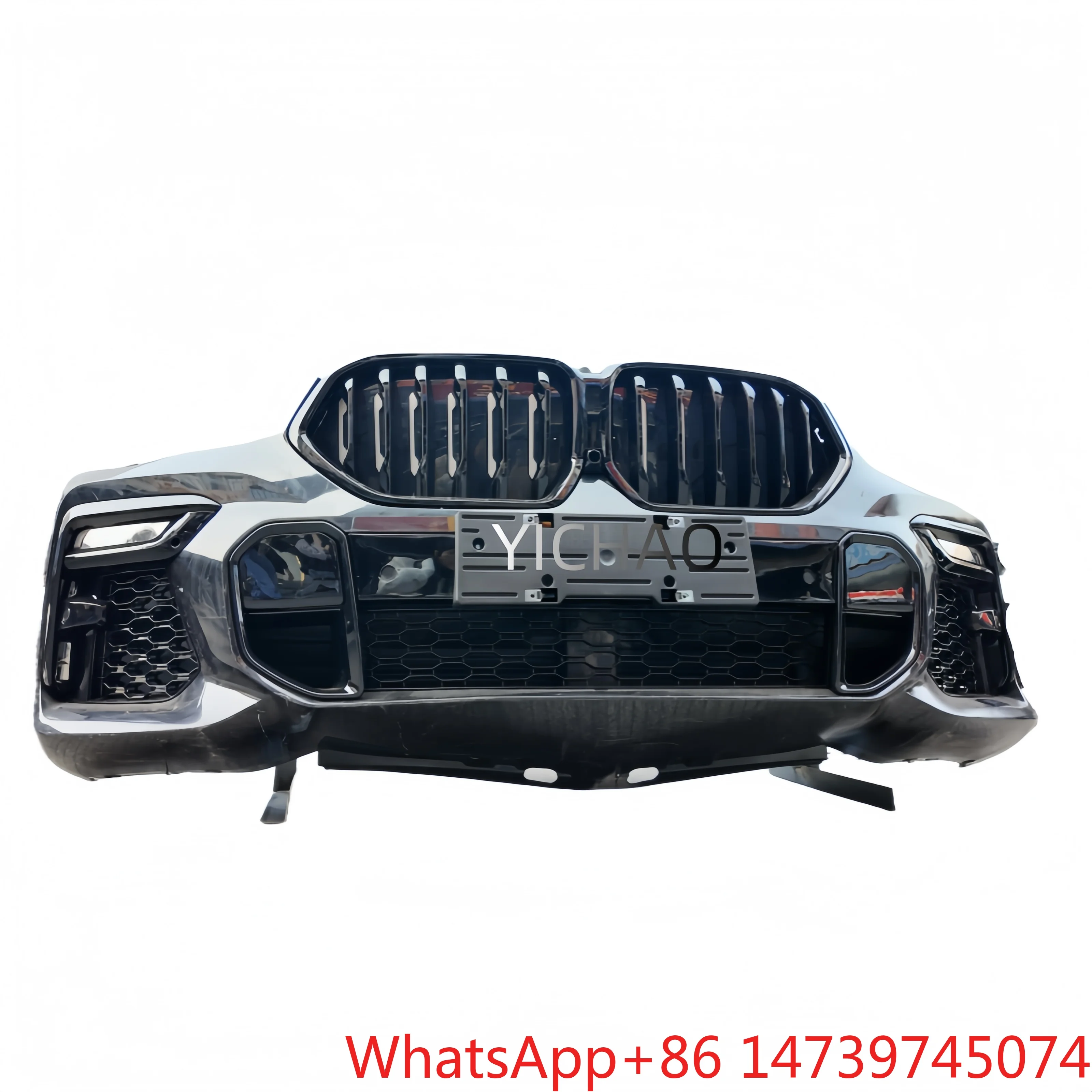Plastic Front Rear Bumper Body Kit Automotive Exterior Upade Parts For X6 F16 G06Car Front Bumper Front Bumper Assembly With G