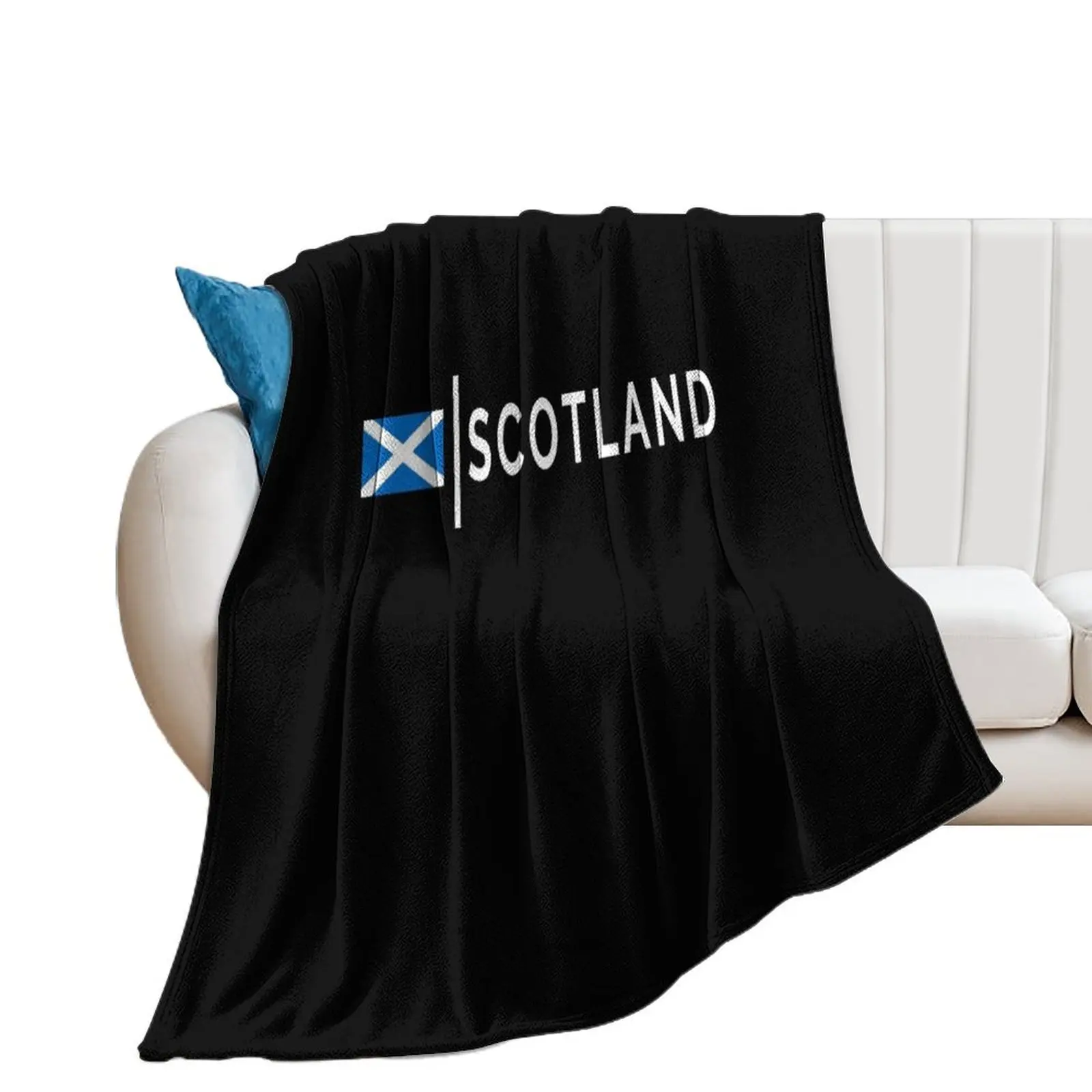 Scotland Saltire Scottish Flag Throw Blanket Luxury Decorative Beds For Sofa Thin Softest Blankets