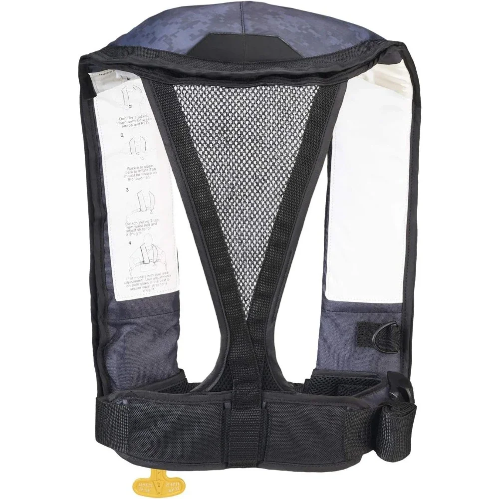 40 Automatic/Manual Inflatable PFD Life Jacket for Adults | US Coast Guard (USCG) Approved Life Vest