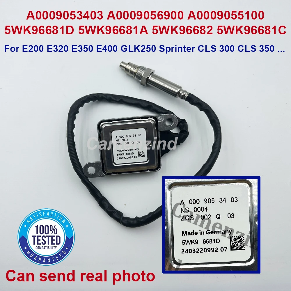 

A0009053403 5WK96681D A0009059603 A0009055100 A0009056104 A0009056900 5WK96681 Nox sensor for E200 W166 W172 W205 W221 W251 W212