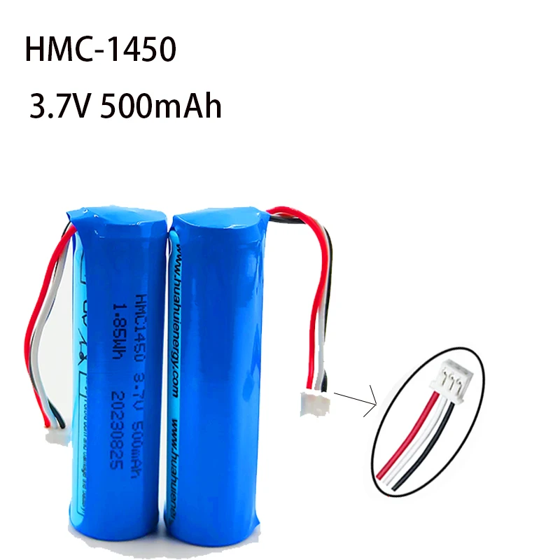 70mai - Batterie li-ion 3.7V 500mAh, pour Smart kamera na deskę rozdzielczą Pro ,Midrive D02 HMC1450, avec prise 3 fils, 14x50mm et outils inclus