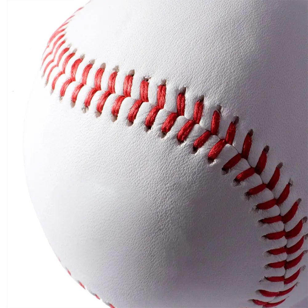 Hand Stitched 9 Inch Baseball PVC Soft Hard Training Equipment Durable Practice Ball For Youth Adults Sports Game