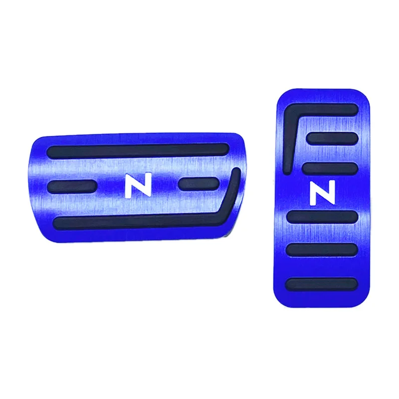 Blue Gas Accelerator Pedal and Break Pedal Cover Non-Slip for N-BOX N-VAN N-WGN N-ONE