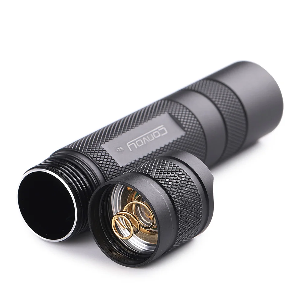 UV Flashlight Convoy S2+ with Nichia UV 365nm Led Linterna Fluorescent Agent Detection Ultraviolet Ultra Violet Light