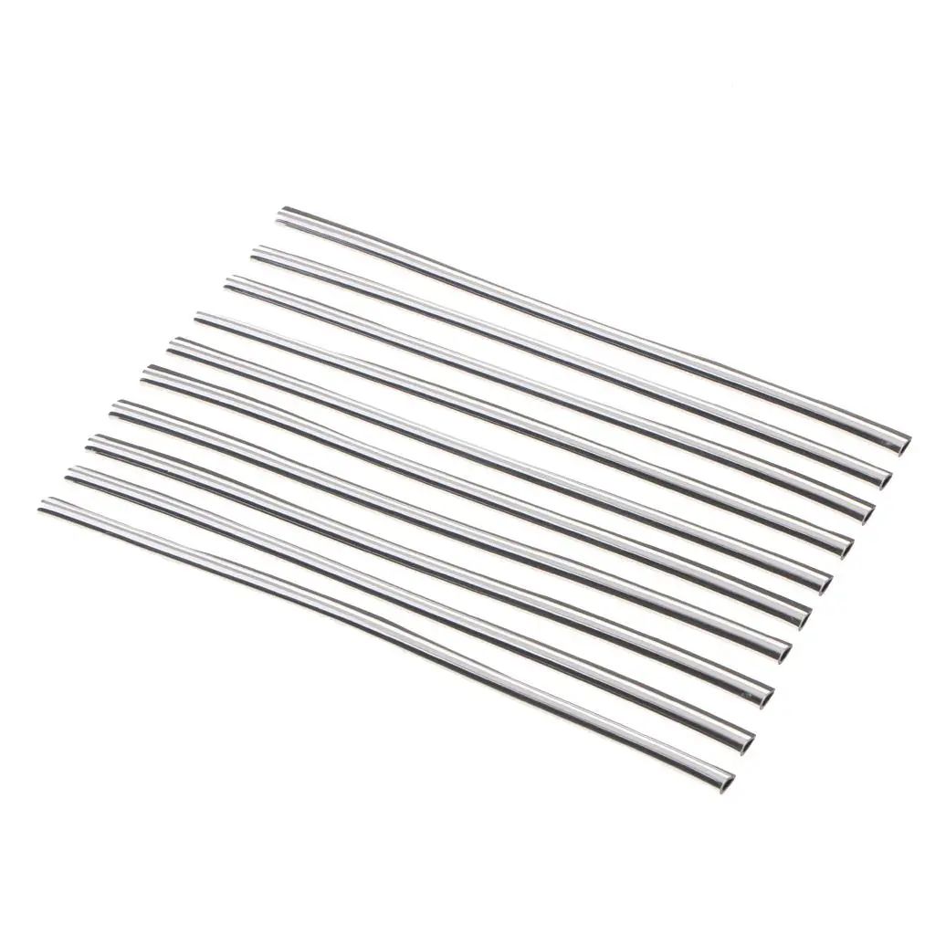 10pcs/set Car Chrome Air Conditioner Outlet Vent Trim Grille Strip