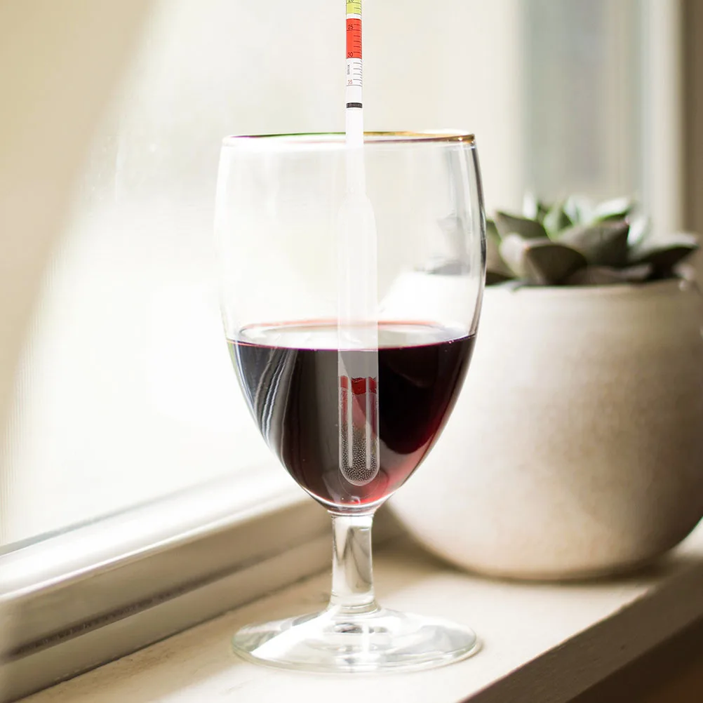 

2Pcs Sugar Scale Hydrometer Accurate Alcohol Gravity Tester for Home Brew Beer Wine Measurement Scale Hydrometer