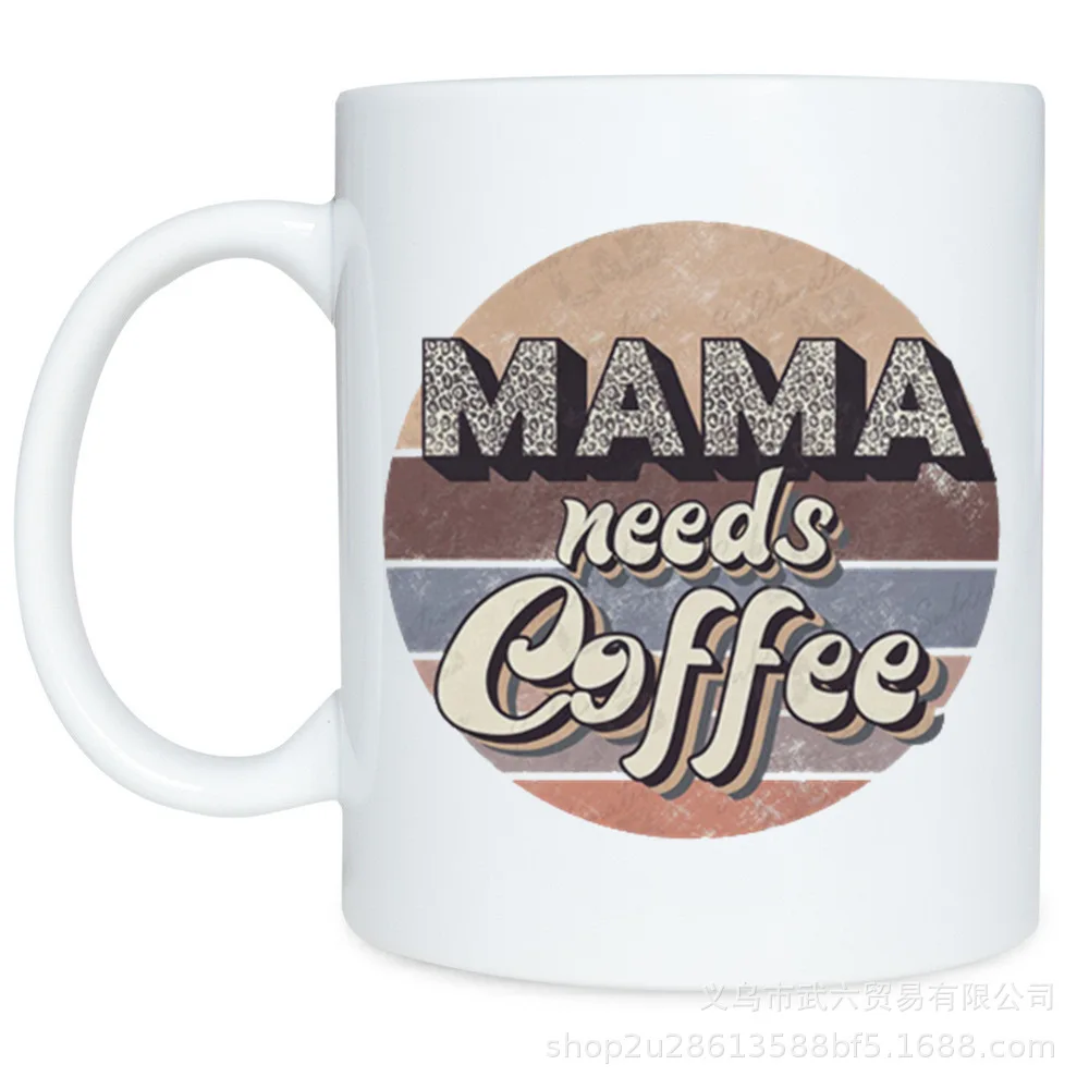 Cross-border Fashion Mama Gifts Mom Printed Bone China Coffee Mugs Women's Day Mother's Day Mixed Hand Gifts