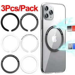 Metal Sticker Ring for Magsafe IPhone 15 14 13 12 Pro Max Case Strong Magnetic Mag Cover Wireless Charging Magnet Metal Plate