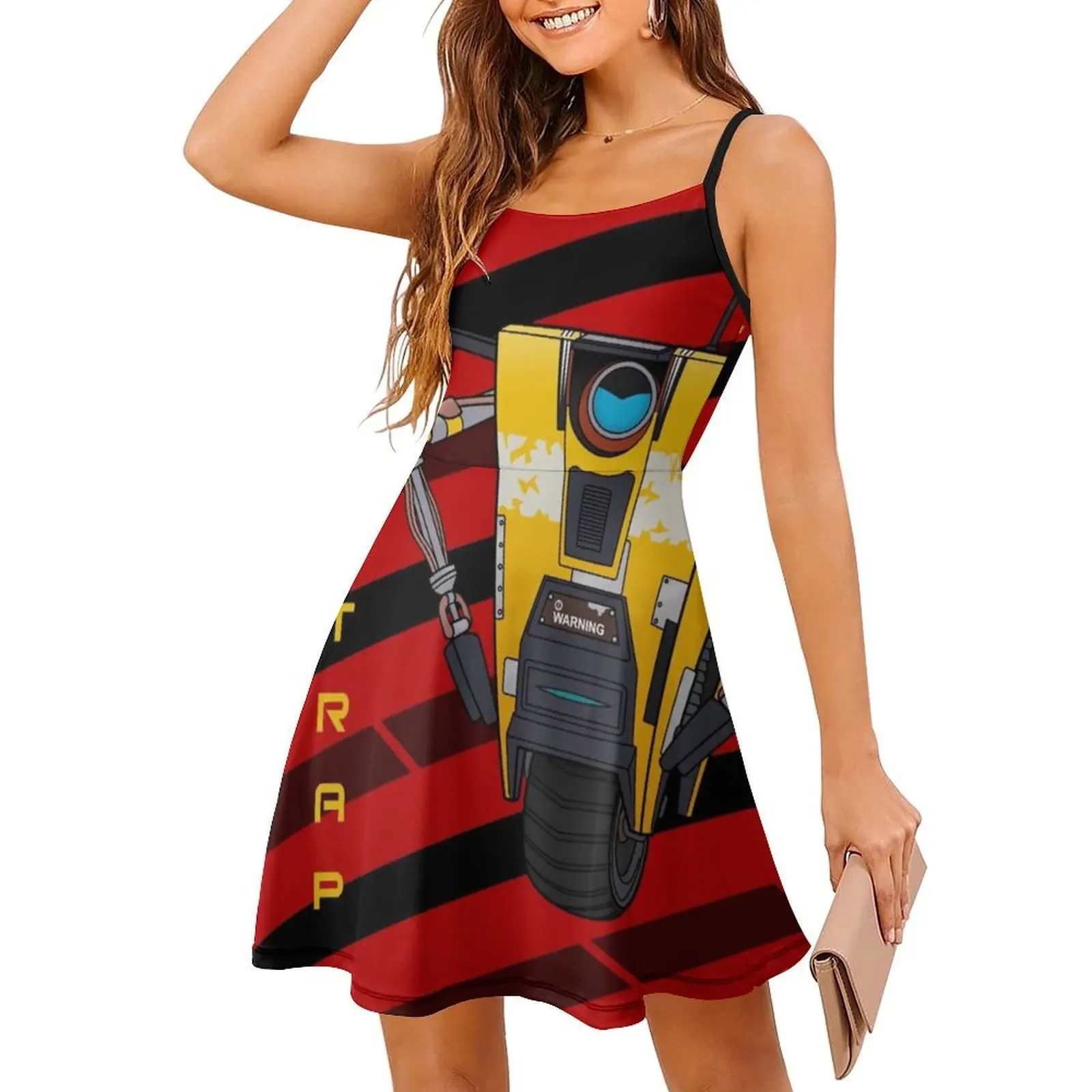 Je suis Claptrap robe de Style coréen pour les femmes robe décontractée élégante pour la fête ou un usage quotidien Psycho pré-sequel sirène zéro Claptrap