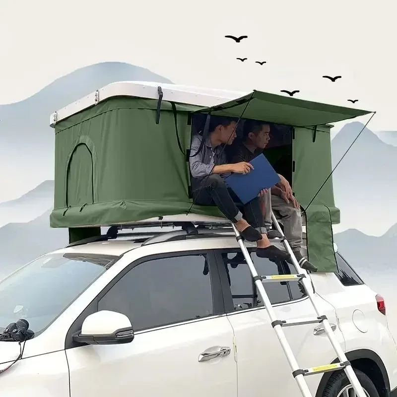 

Car roof tent bed automatic sunroof entry self-driving tour outdoor retainer