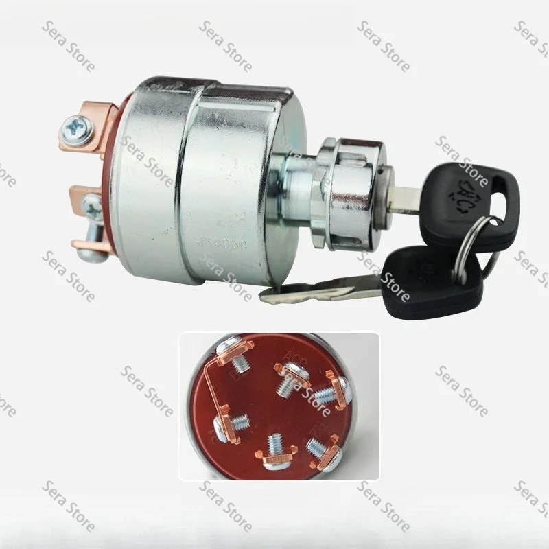 Forklift accessories ignition start switch, start switch (JK406C) - Hangchao 20-30H (Ouhai) anti-error model