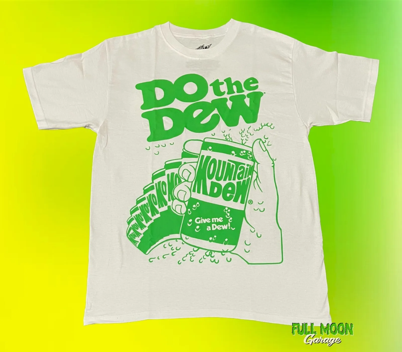 

New Mountain Dew Do The Green Men's Throwback T Shirt