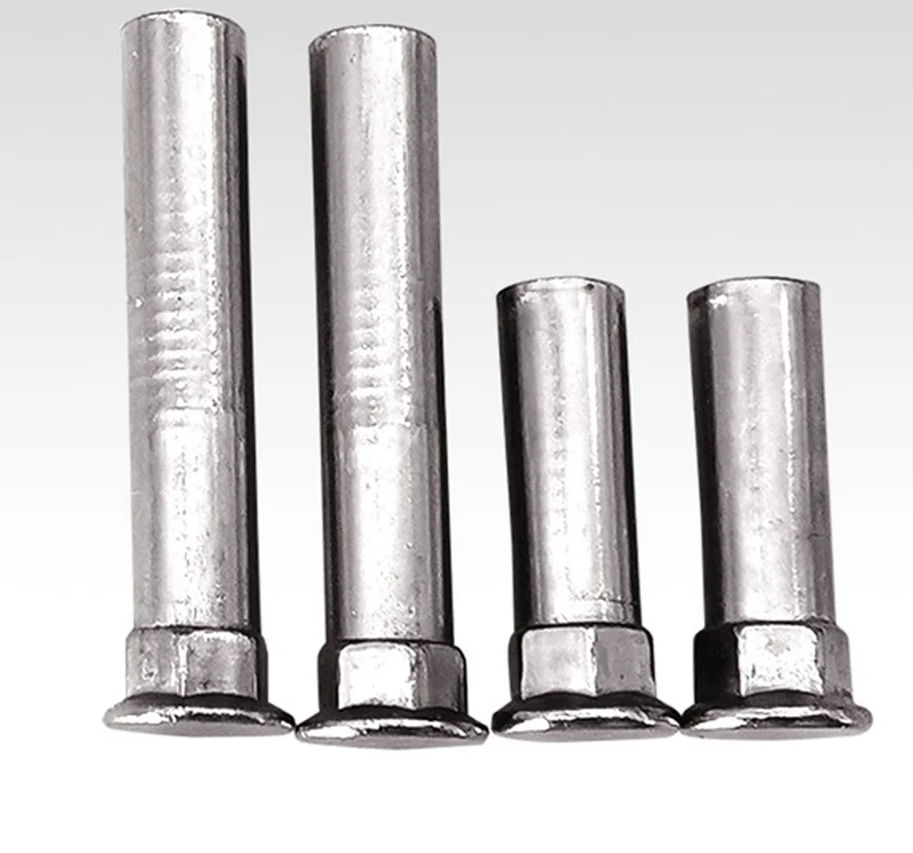 10Pcs Snap-Off Anti-Theft Cuttable Screws With Hexagonal Sleeve Fixings M4 X 60/70/80/90/100/110/120mm Door Handle Spare Parts