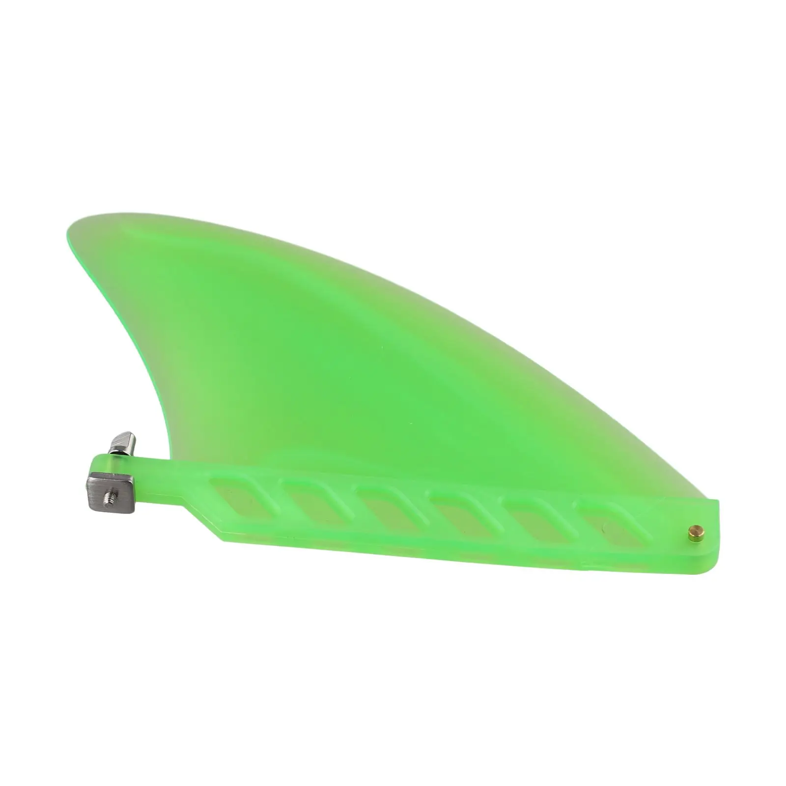 Long Board Surf Fin Center Fin Surfboard Green Color Highly Flexible Made Of PVC Standard Longboard Fin Box Compatible