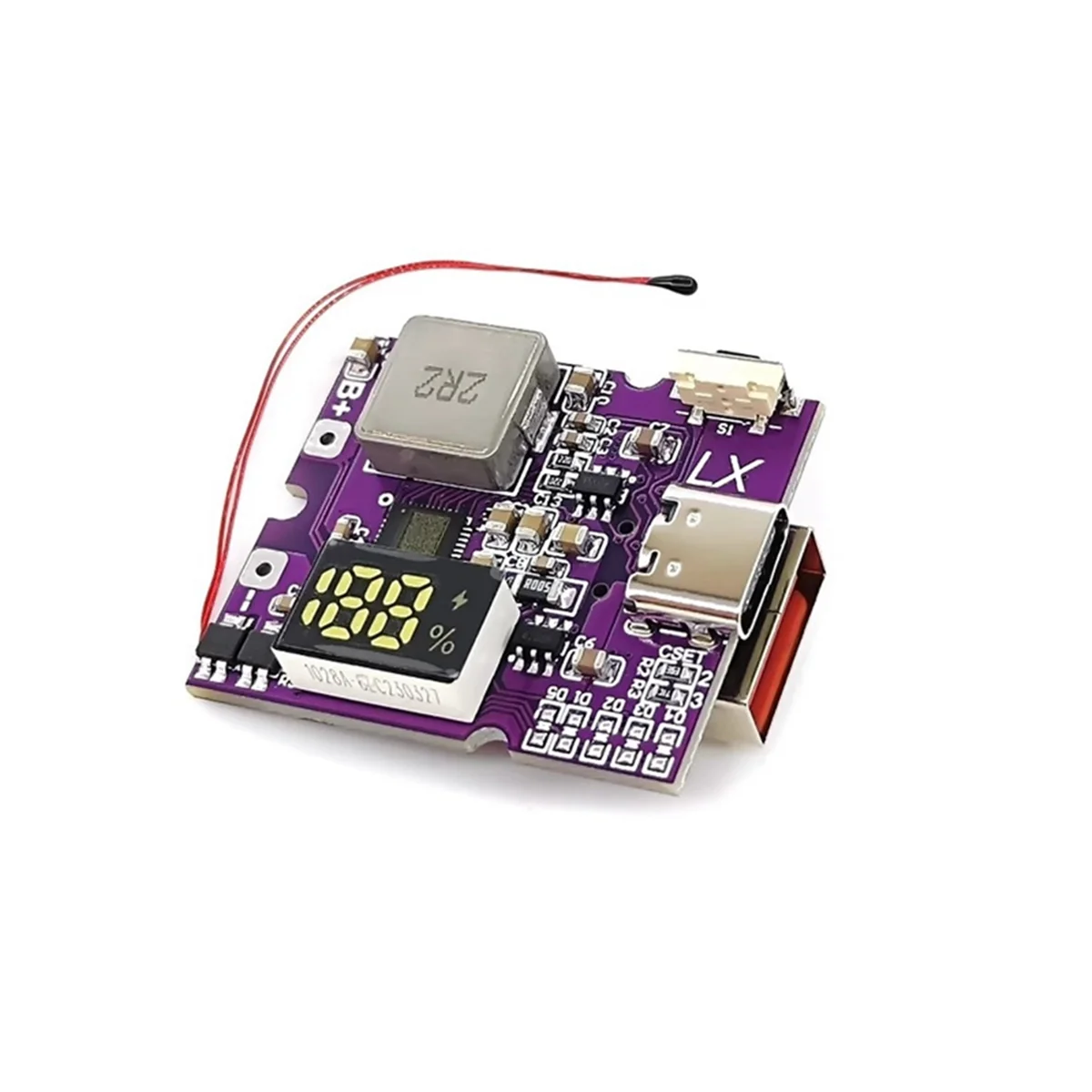 DT60 22.5W Power Bank Bidirectional Fast Charging Mobile Power Module for Lithium Battery Charger Support PD/QC, Type-C+USB