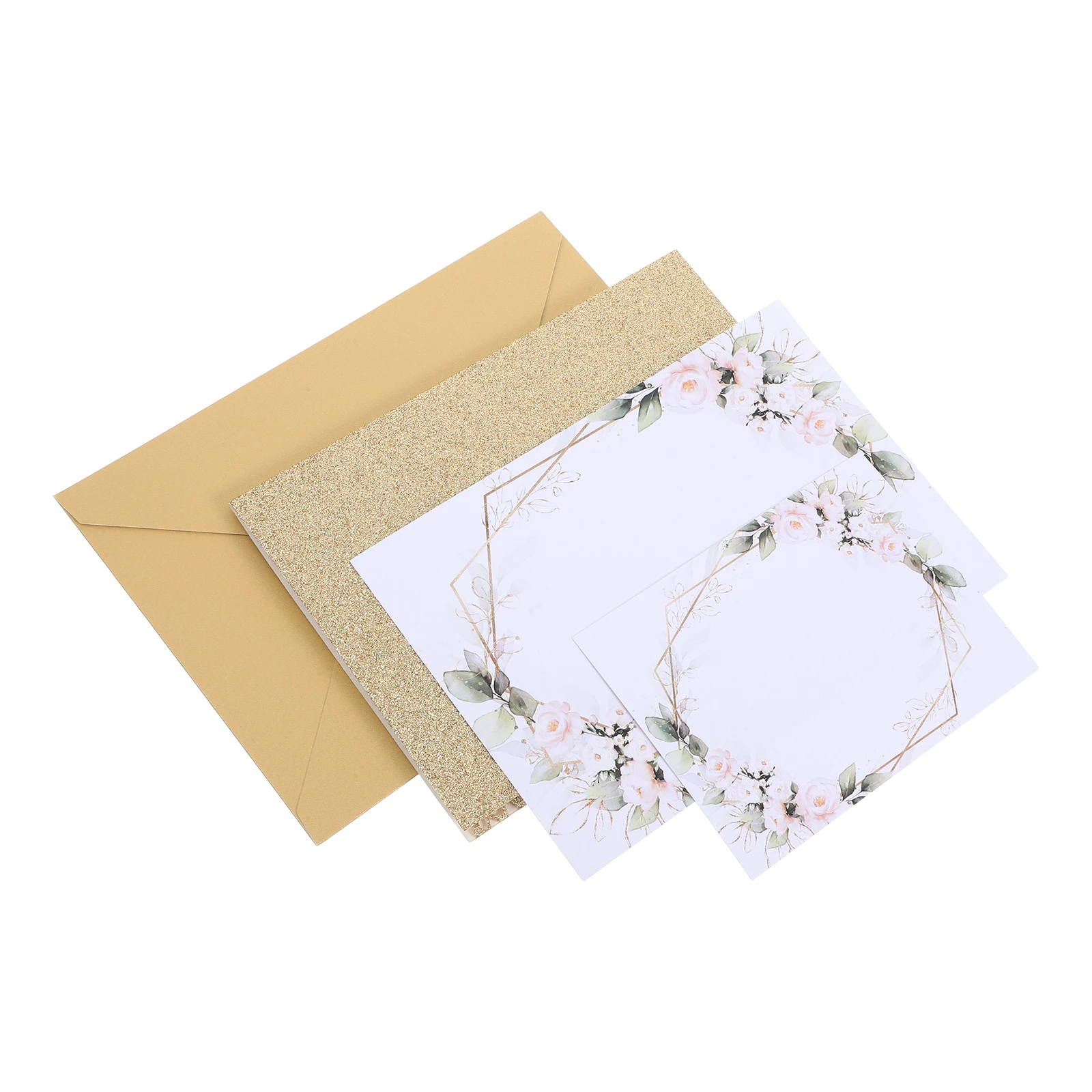 

Elegant Glitter Wedding Invitation Greeting Cards Cutting Thick Paper Anniversary Engagement Bridal Shower 3D