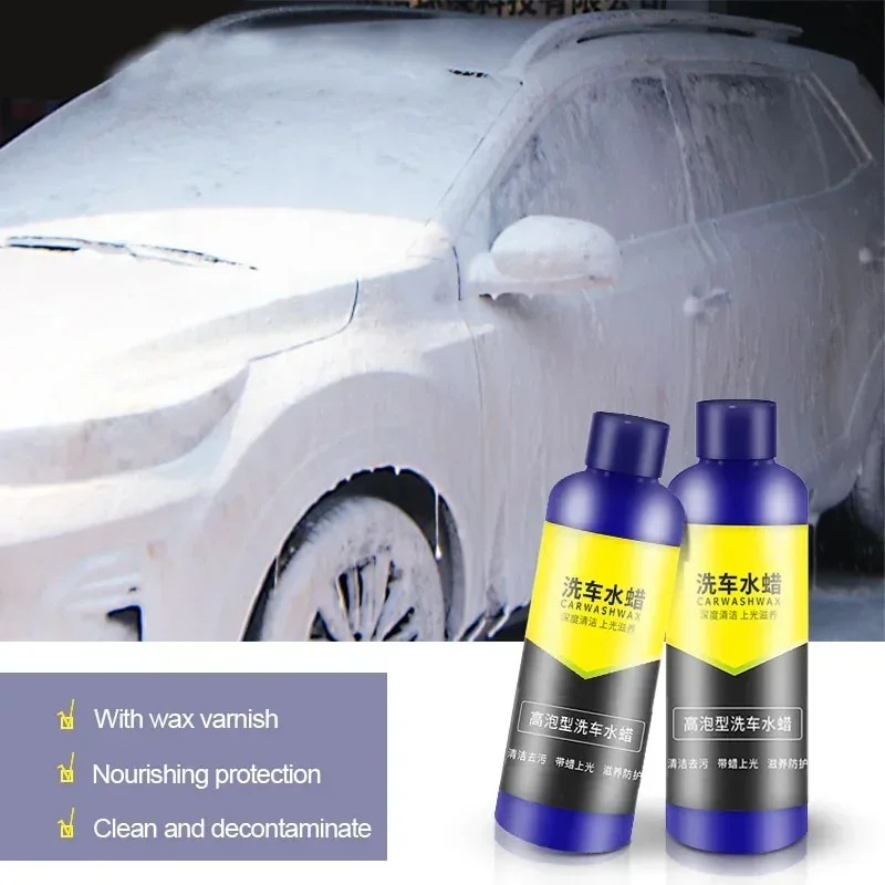 100ml Ultra‑Concentrated Waterless Car Wash & Wax Combo, No‑Rinse Vehicle Cleaning Shampoo
