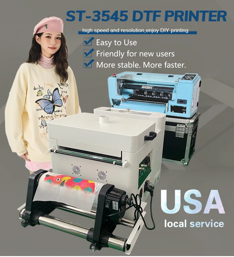 A3+ Dtf Printer Machine Xp600 For Hoodie Hoson Board And Cutter Dtf Printer Machine 30Cm