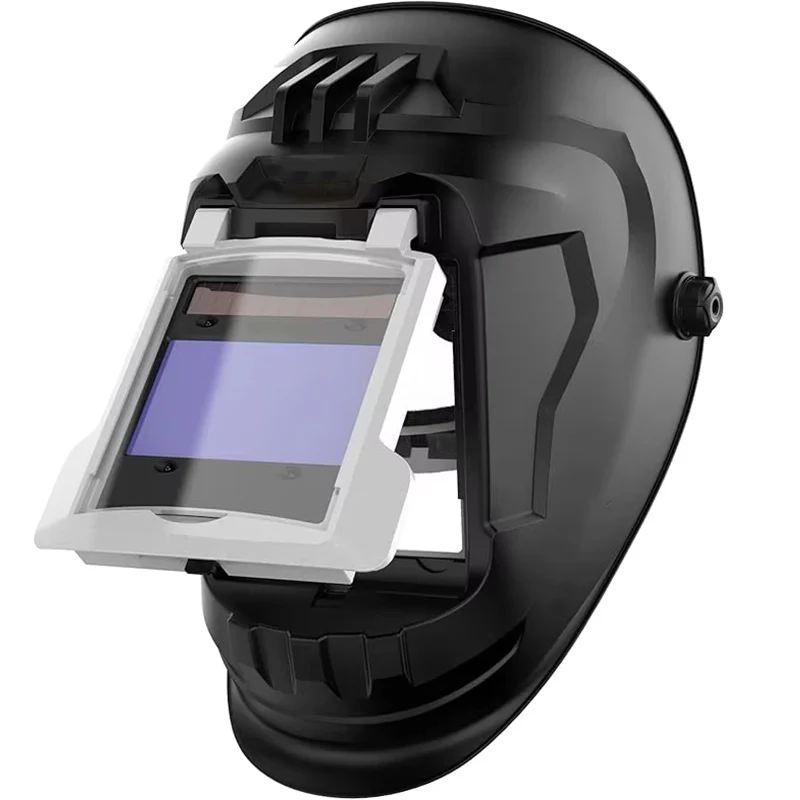Flip Front Welding Helmet Welding Mask with Flip Up Lens Welding Hood Shade-10 Black Welder Helmet for Stick MIG TIG