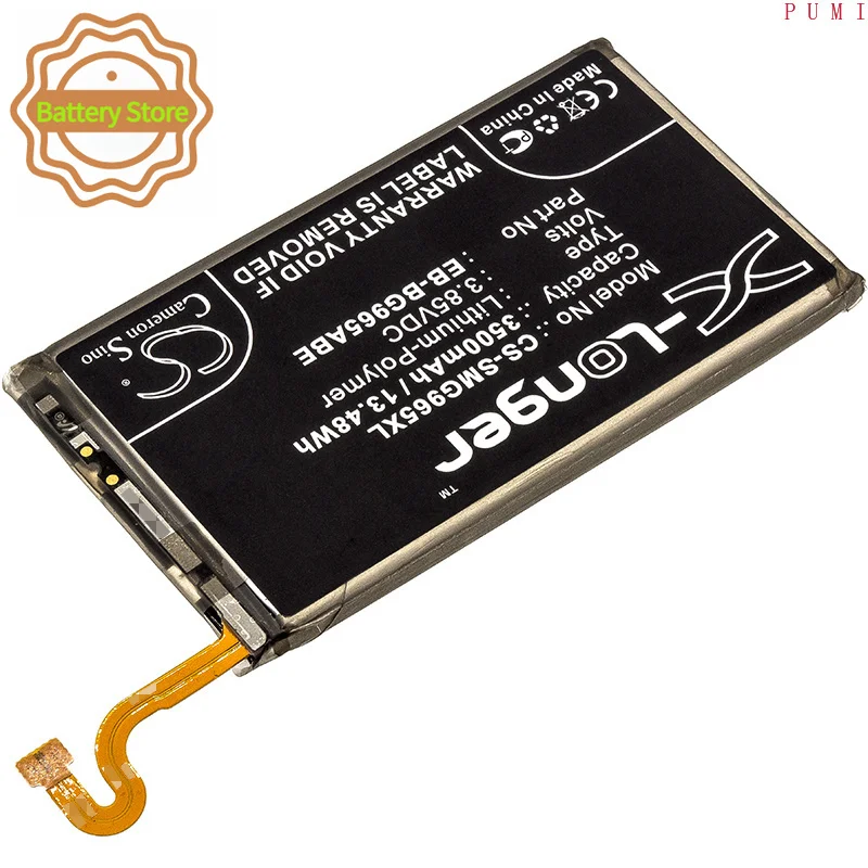 CS Cameron Sino Kerui New 3500mAh Replacement Battery for Galaxy S9 Plus, Galaxy S9+, SC-03K, SGH-N943, SM-G9650/DS, SM-