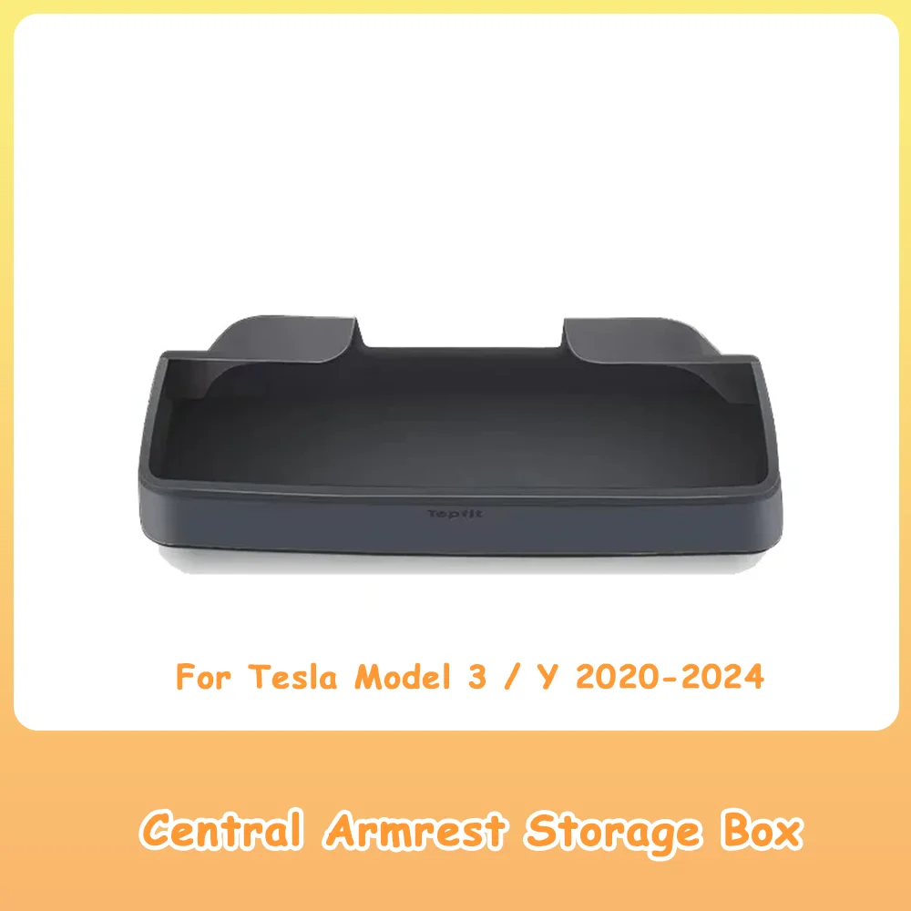 Aufbewahrungsbox für die Mittelarmlehne für Tesla Model Y 3, Highland Juniper, Autobrille, Telefon-Aufbewahrungskoffer, multifunktionales Zubehör