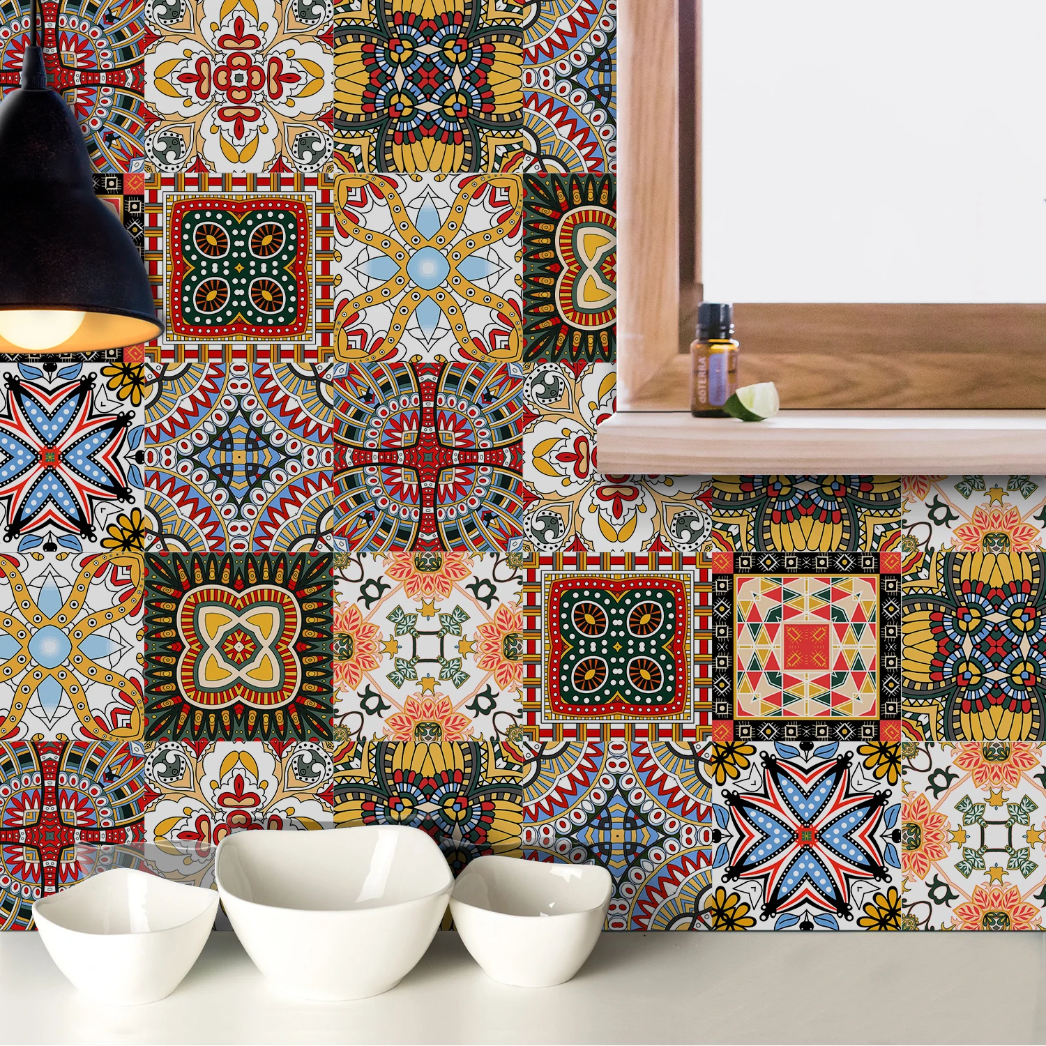 

Alwayspon декор комнаты кухня ПВХ узор 0,5 мм настенные наклейки для ванной Настенные Стикеры Обои специальное предложение