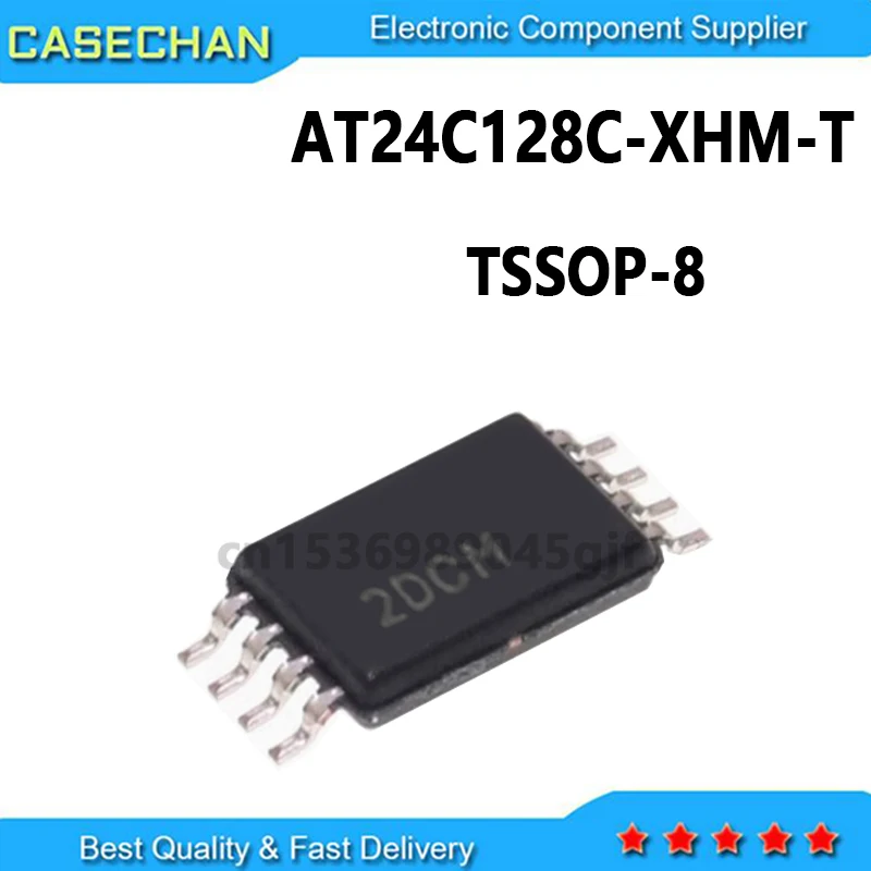 5PCS New and Original AT24C128C 24C128 AT24C128C-XHM-T  TSSOP-8 2DCM 128Kbit EEPROM