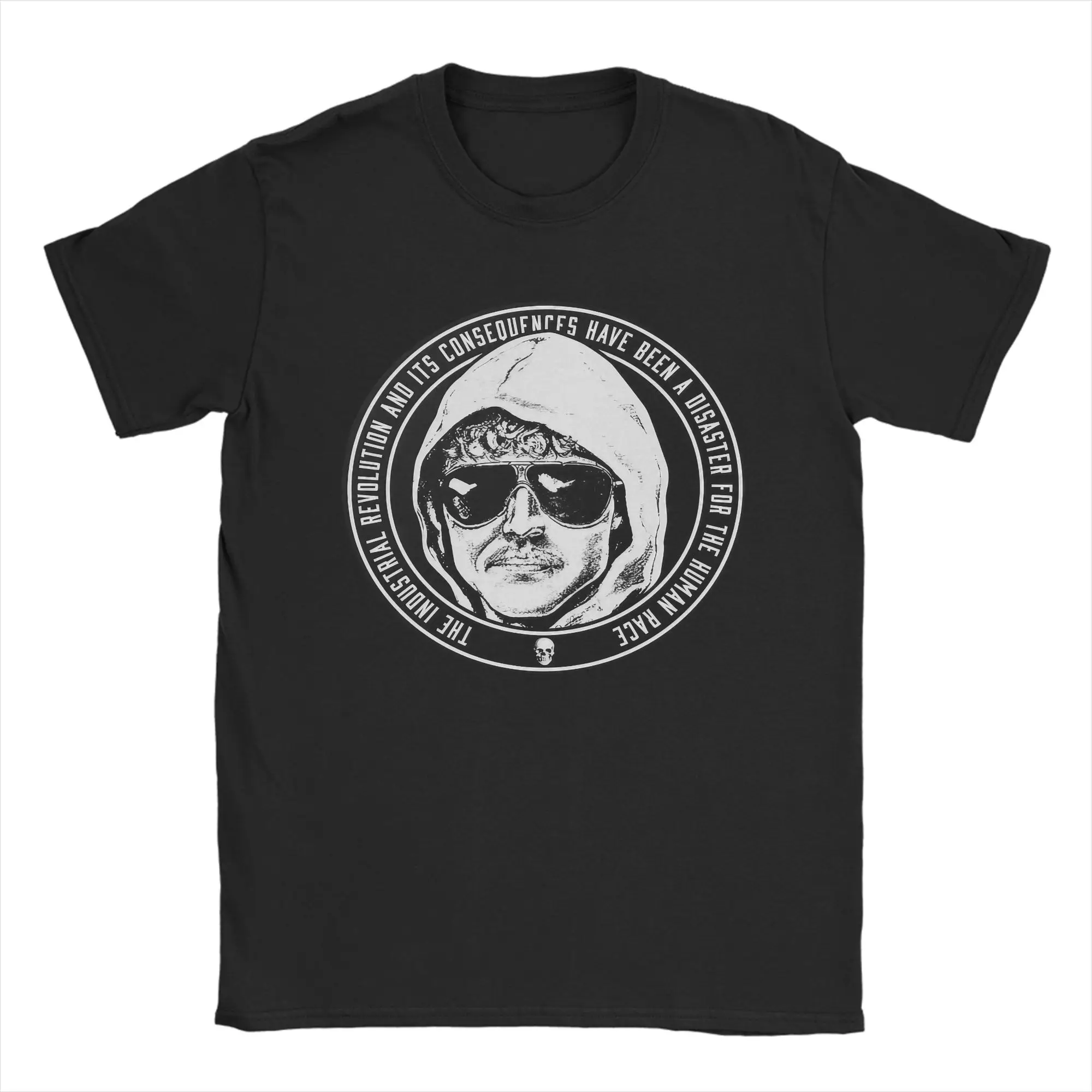 Men Women's Uncle Ted Kaczynski Aesthetic Art T Shirt  Pure Cotton Clothes Cool Short Sleeve Crewneck Tees Printed T-Shirts