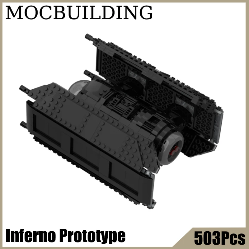 Fighter Spaceship Model Display MOC Building Block Bricks DIY Construction Toys Birthday Gift