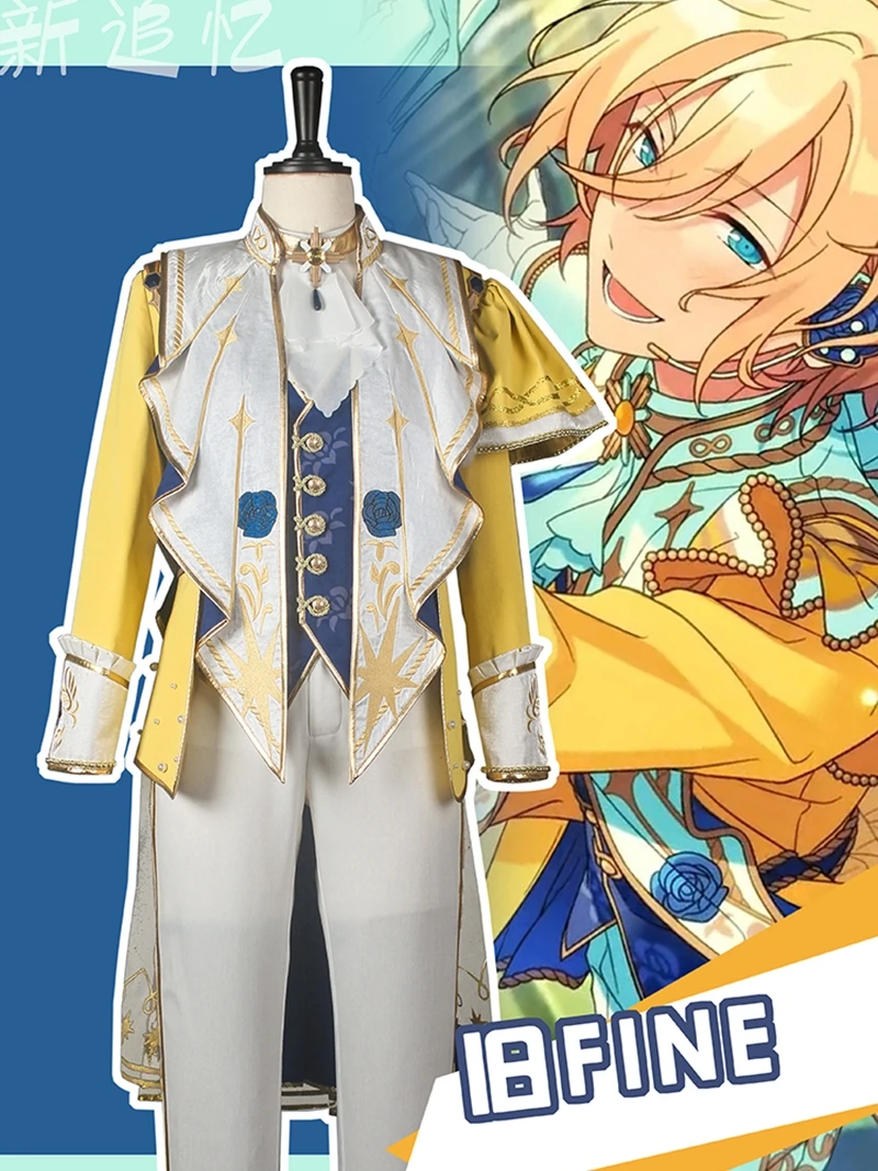 Game Ensemble Stars Old Fine Tenshouin Eichi Cosplay Costume Cute Anime Clothing Halloween Carnival Party Uniforms Custom Made