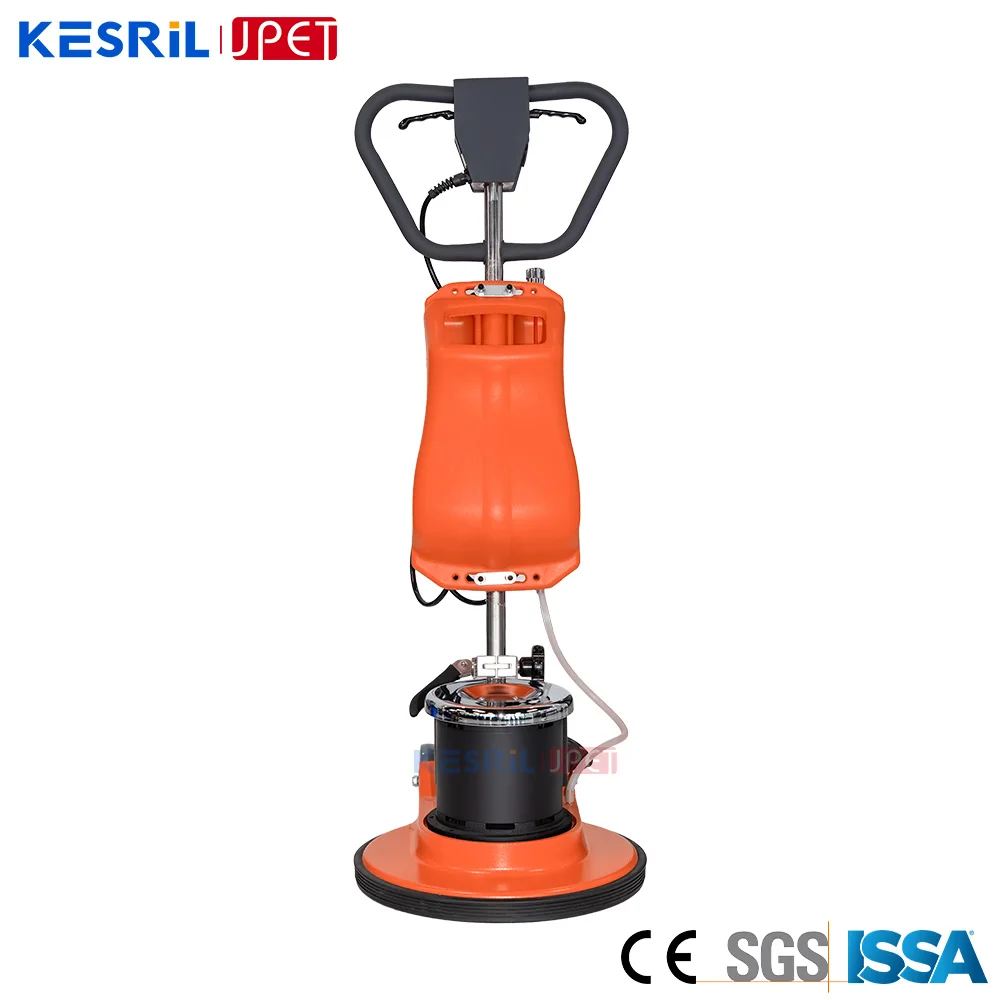 

Industrial 18inch 1.5HP Single Disc Floor Polisher Black+Gray Metal Marble Cleaning Machine 220v 175rpm/min 12M Cable Cleaning