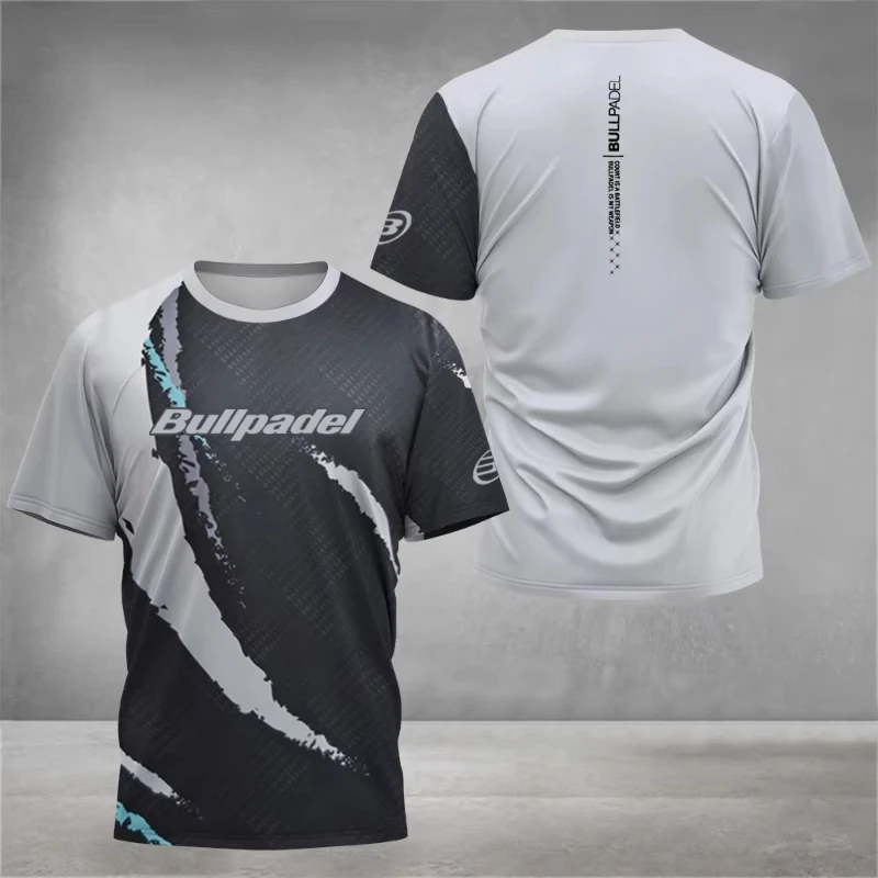 New Summer Men\'s T-Shirt Badminton Tennis Quick Dry Breathable Short Sleeve Men\'s Fashion Sportswear Short Sleeve T-Shirt