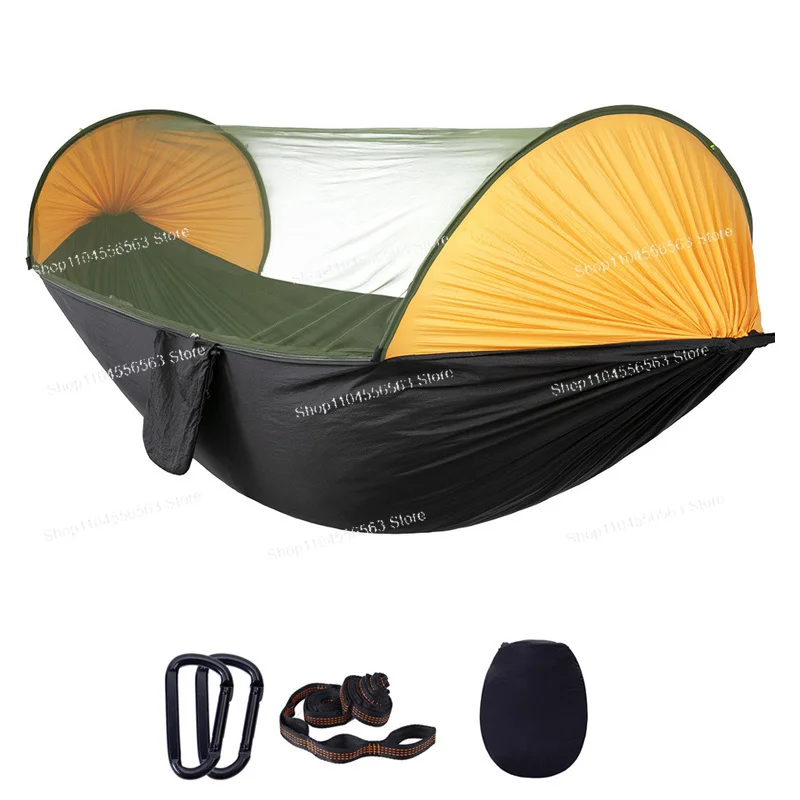 

Outdoor Double Hammock with Mosquito Net - Breathable Camping Bed for Parks & Hiking​