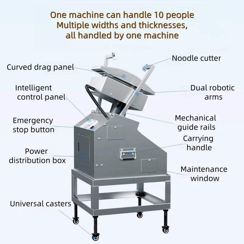 Commercial Stainless Steel Multi-purpose Manual Noodle Maker Automatic Noodle Making Machine