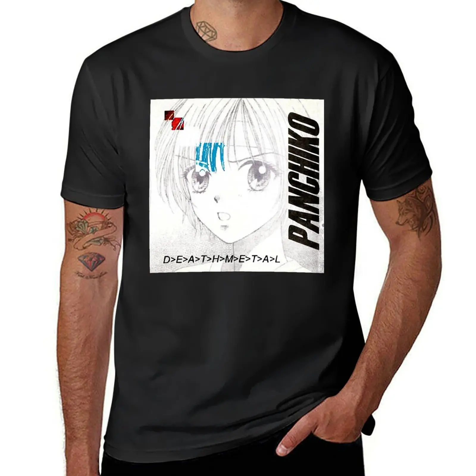 D>E>A>T>H>M>E>T>A>L - Panchiko Classic T-Shirt tops sublime Men's cotton t-shirt