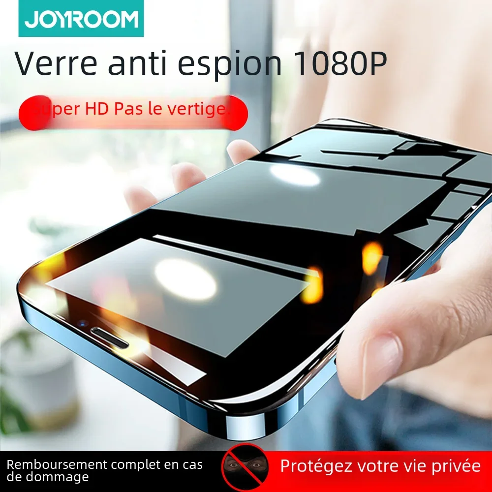 Joyroom protecteur d'écran privé pour iphone 17 16 15 14 13 12 11 Pro Max verre trempé Anti-espion pour iPhone 17 16 pro max verre