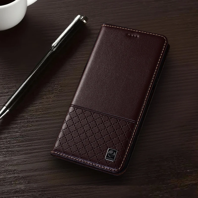 

Napa Below Grid Genuine Leather Flip Case For Honor 70 80 90 100 200 300 400 SE GT Pro Plus Lite Smart Ultra Cover Card Cases
