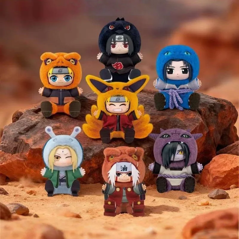 

Naruto Cute Beast Party Sit Series Second Wave Plush Doll Blind Box Decoration