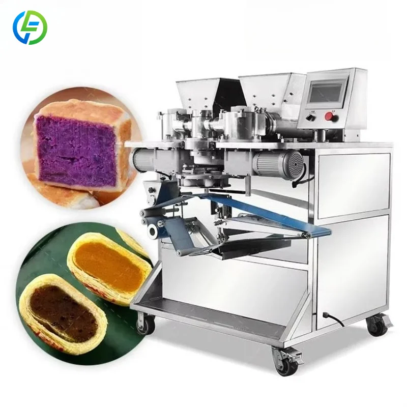 Customized Automatic Moon cake Encrusting Machine Multi functional Encrusting Machine