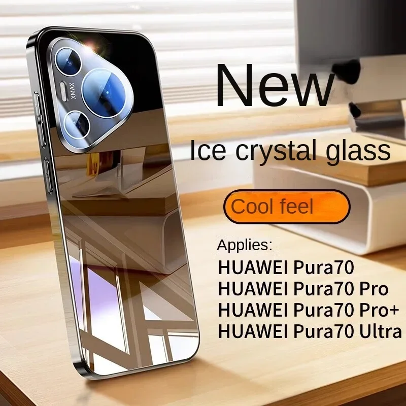 Crystal Clear Phone Case, Anti-drop Cover, Full Body Protection, Huawei Pura70