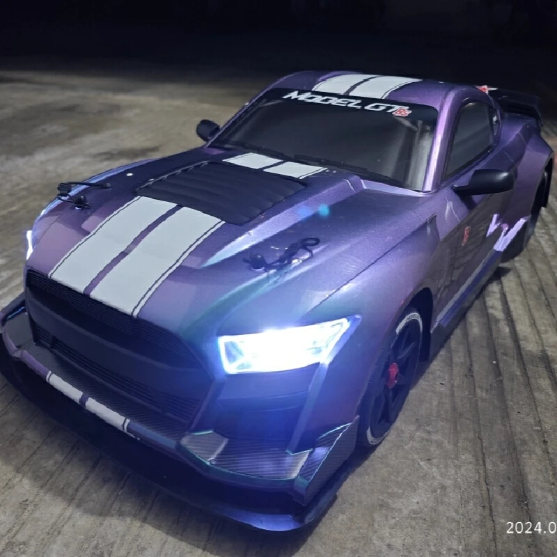 Fsr Flying God Mustang Gt شقة تشغيل 1/7 نموذج Gt Supercar Rc عالية السرعة التحكم عن بعد نموذج سيارة بدون فرش ألعاب كهربائية عالية الجودة