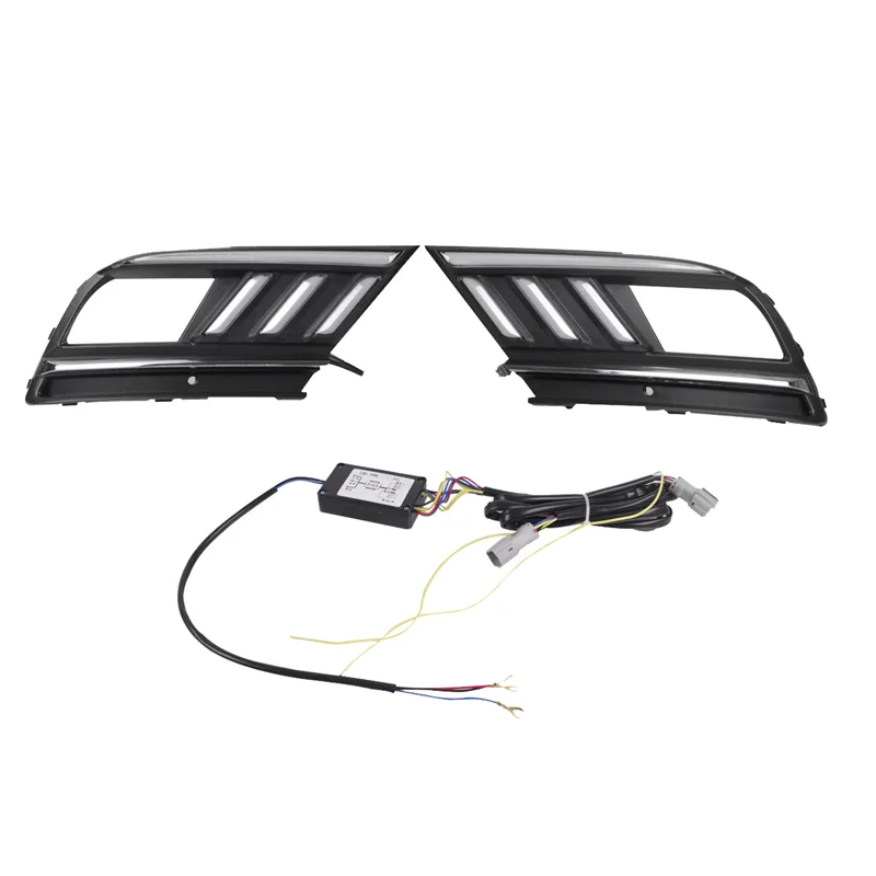 

Tri-Color DRL Bumper Fog Lamp LED for VW Sagitar Jetta 2016