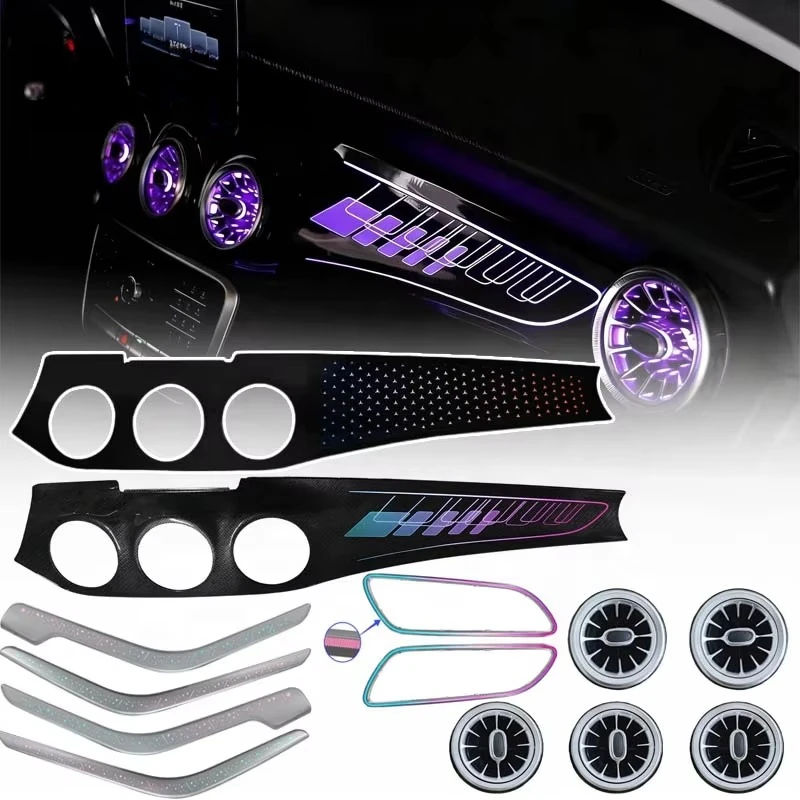 Car LED Ambient Lighting for Mercedes Benz CLA/GLA/A/B-Class W156/W117/W246/W176 Interior 64 Color Decorative Accessories