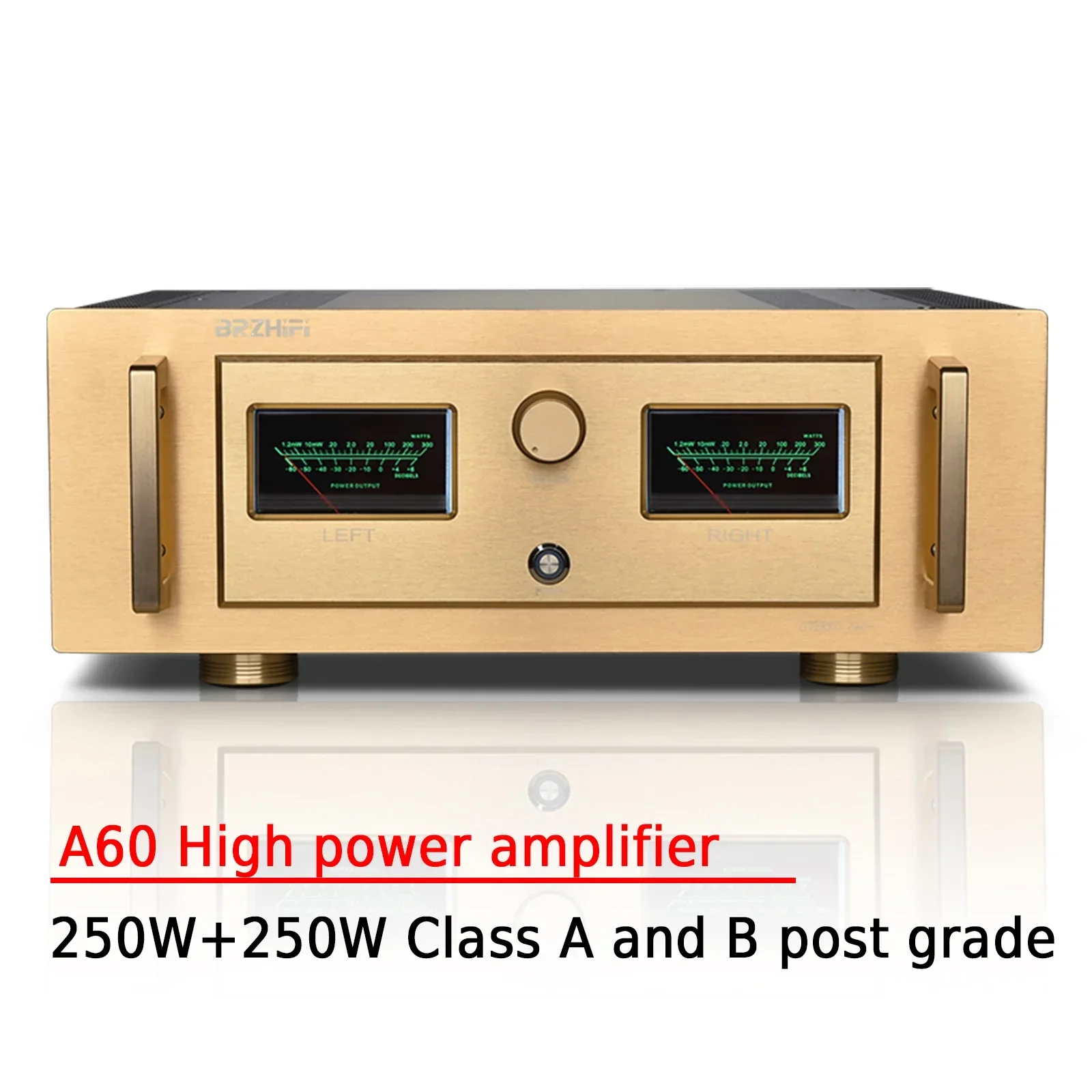 

A60 Professional Fever High Power Amplifier Retro Dual Watch Head Class A B Post Grade Toshiba Power Tube