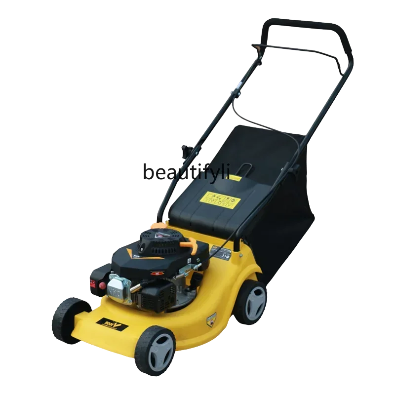 NQ Four-stroke gasoline lawn machine, hand-pushed lawn mower, weeding, small household garden artifact, weeding machine