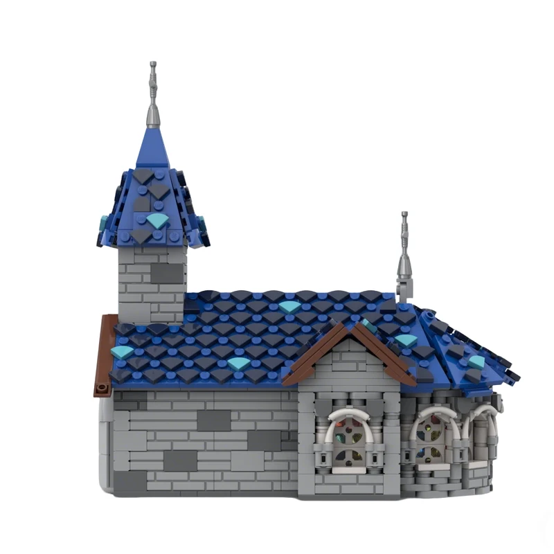 1035 Pezzi Cattedrale di San Pietro MOC, Blocchi da Costruzione Modulari Personalizzabili, Modello Semplice e Popolare, Giocattolo Fai-da-Te per Regali Festivi